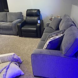 Grey Couch Set 