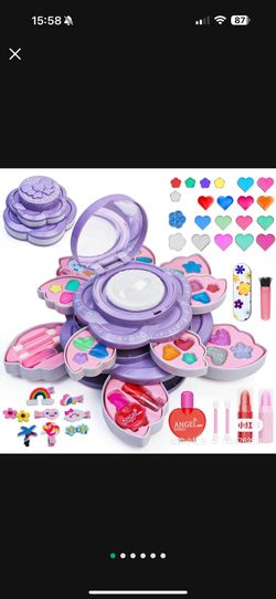 kids washable makeup kit for girls