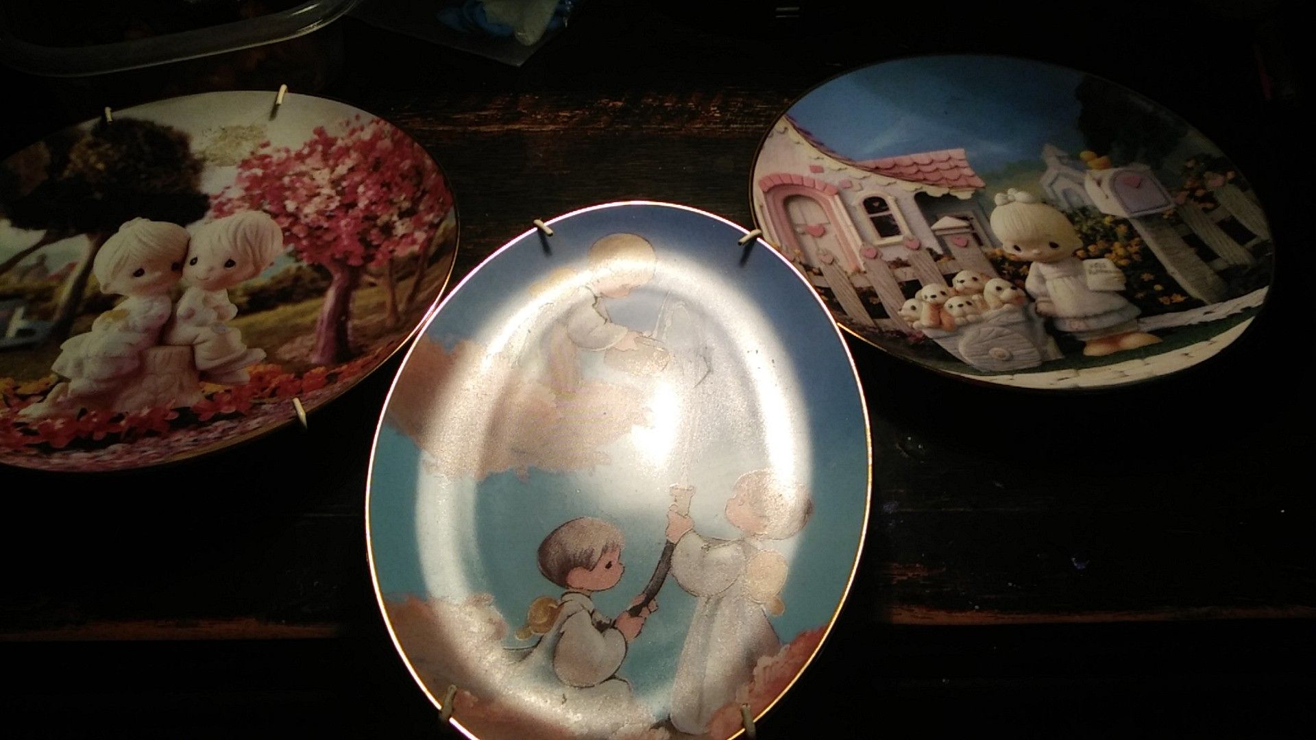 3 precious moments plates. Obo $100 for all. Or $50 each