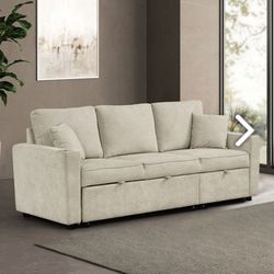 Sofa Sleeper Beige Color New In Box