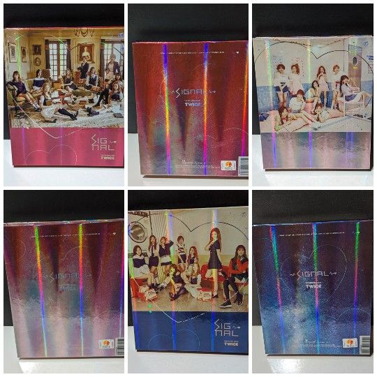 TWICE 'Signal' 4th Mini Album V3 - Complete Set with Exclusive Photobooks

