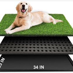 Dog Grass Pad with Tray