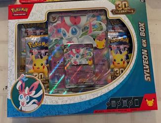 Pokemon 30th celebrations Sylveon Ex box