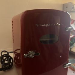 Red Mini Fridge - Frigidaire - Works Great
