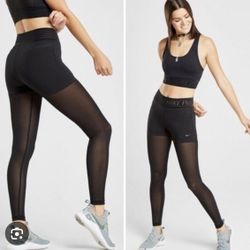 Nike Mesh Leggings Medium 
