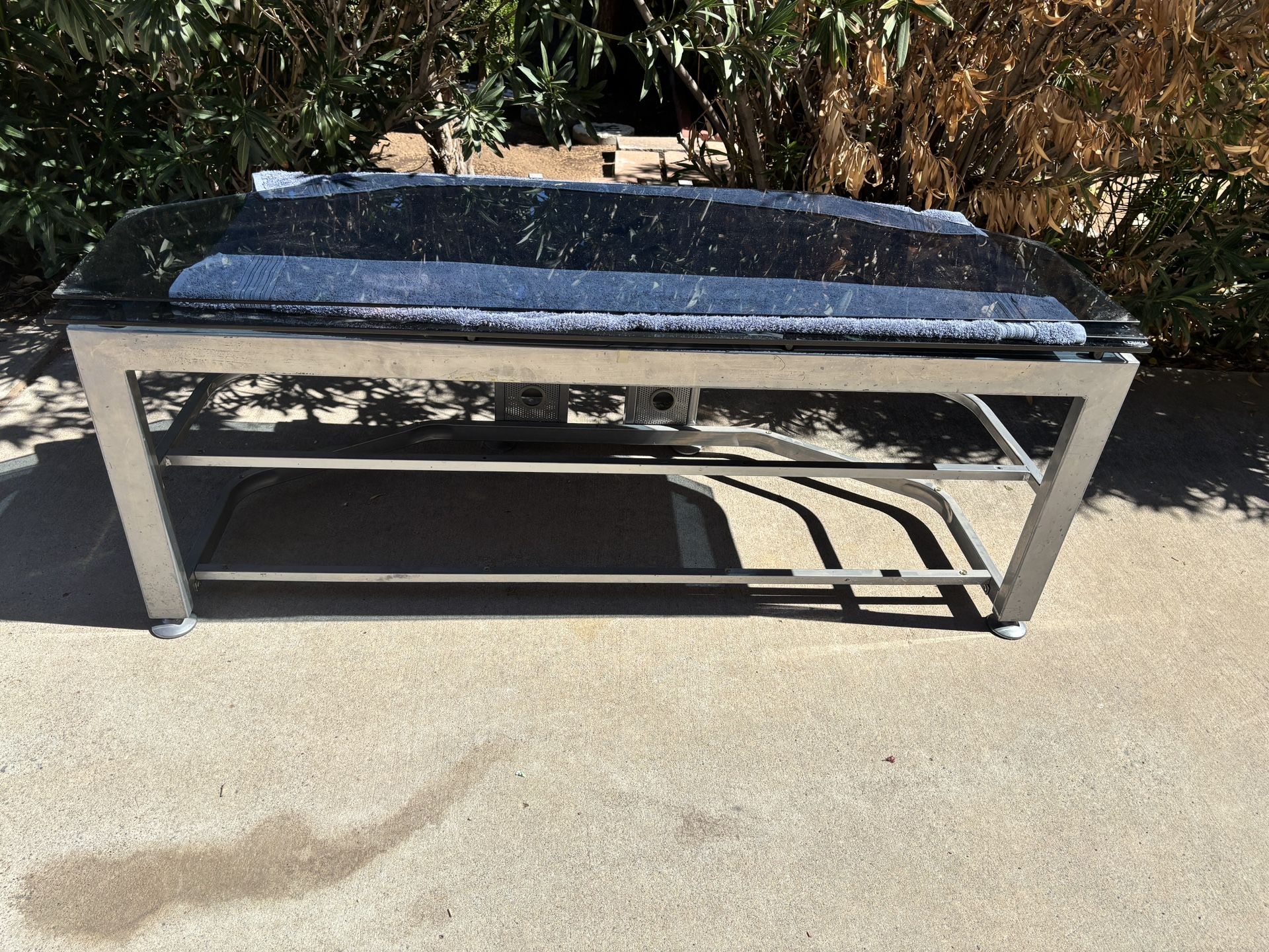 Glass Tv Stand 