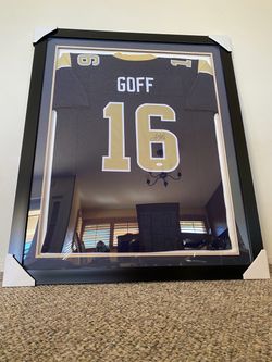 LA Rams Jared Goff signed jersey