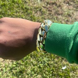 20mm Miami Cuban Link 14k & 18k Bracelet 
