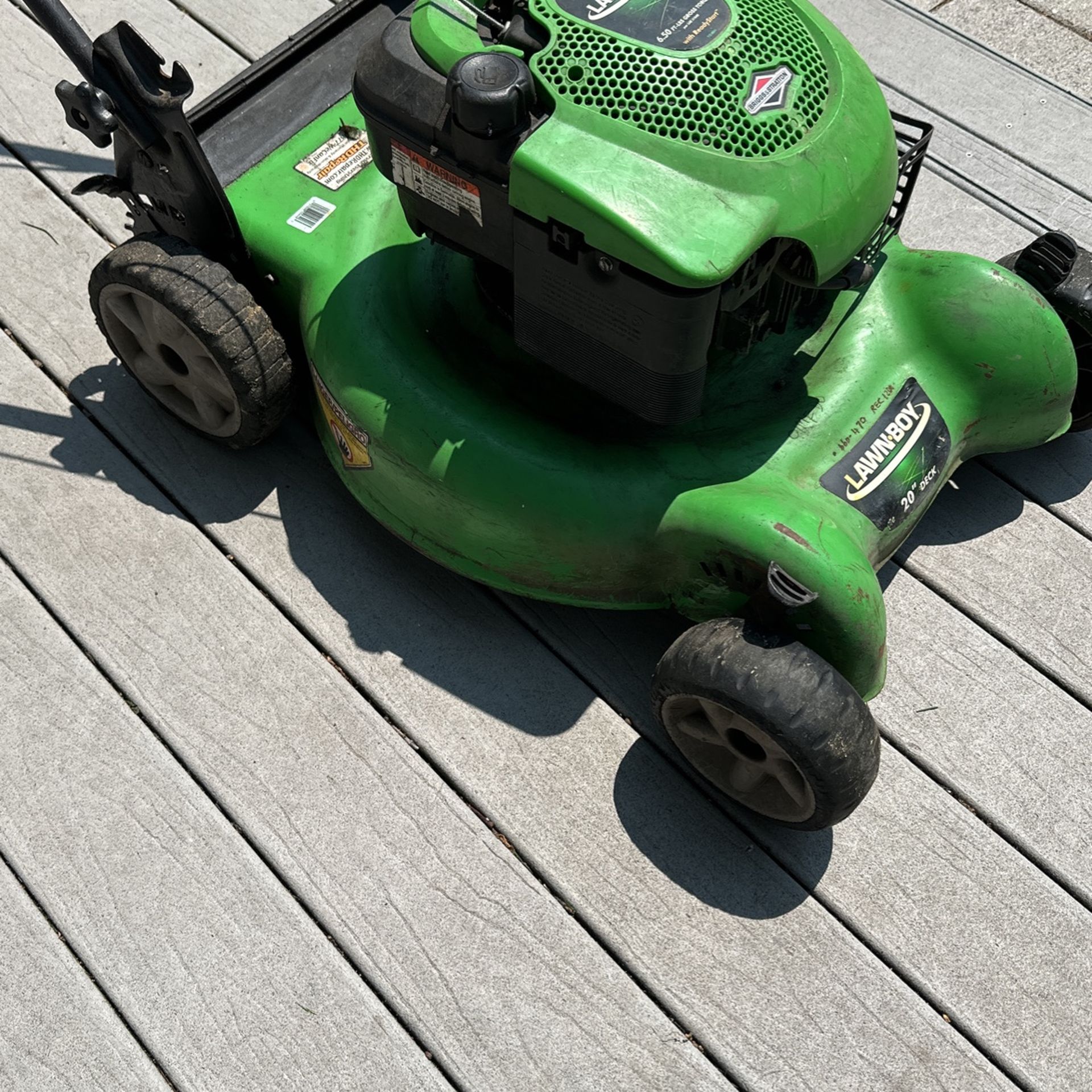 Lawn Boy Mower 20 Inch Mulched 6.5 Hp 4 Stroke for Sale in Garden City P NY OfferUp