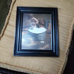 Primitive Picture  Cowboy/ Washtub 