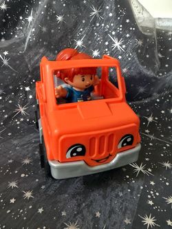 Fisher-Price Little People Toy Tow Truck with Figure