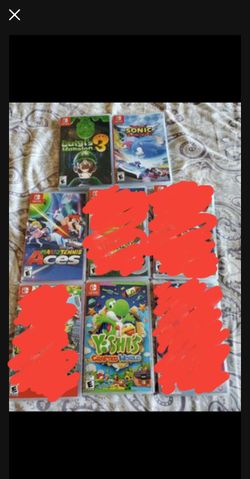 Nintendo switch games!!