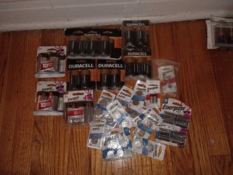 Duracell And Energizer Batteries Variety