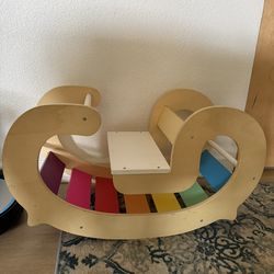 Toddler Rocking Seat / Climbing bridge