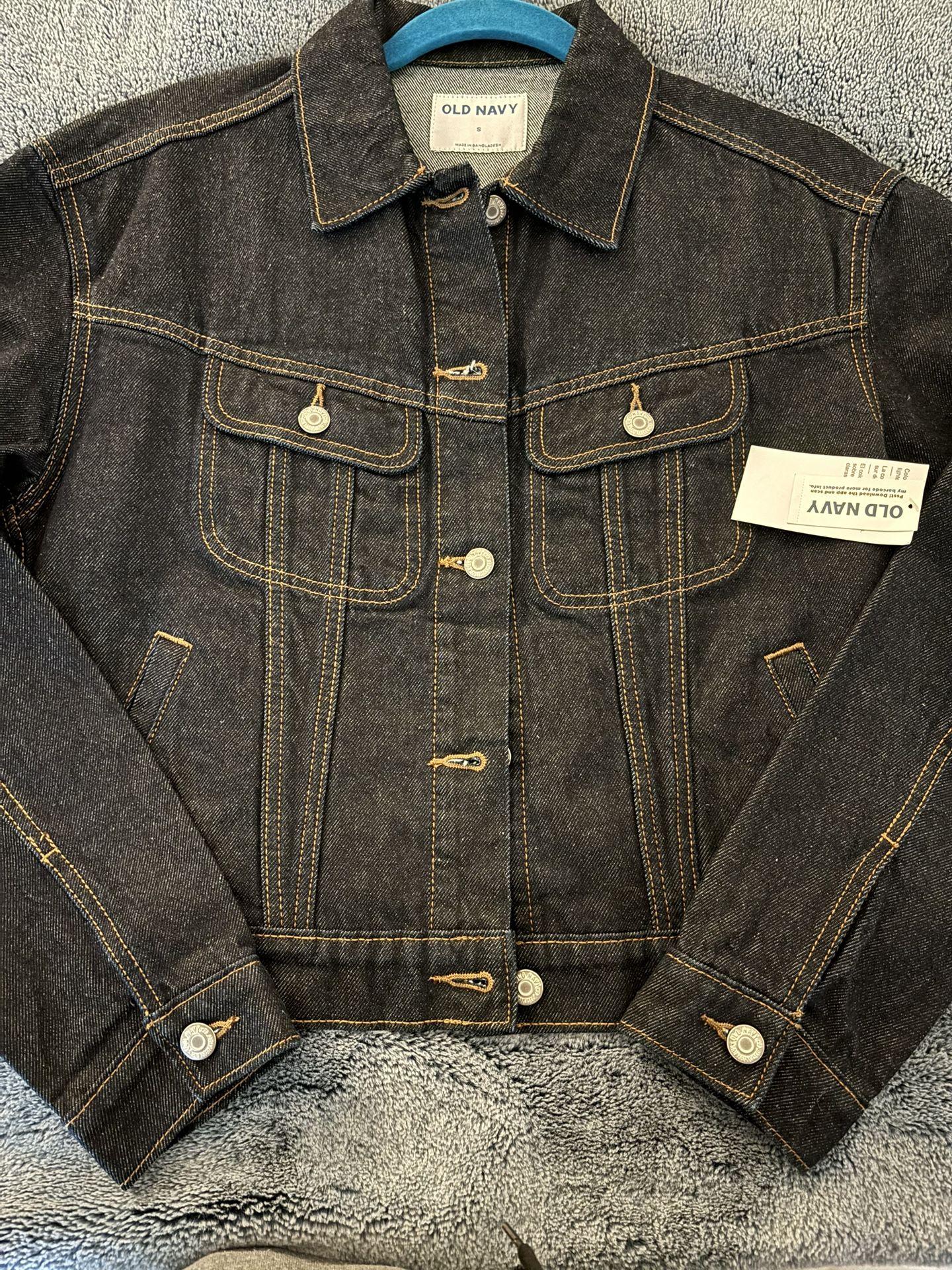 Old Navy Cropped Denim Jacket Size Small