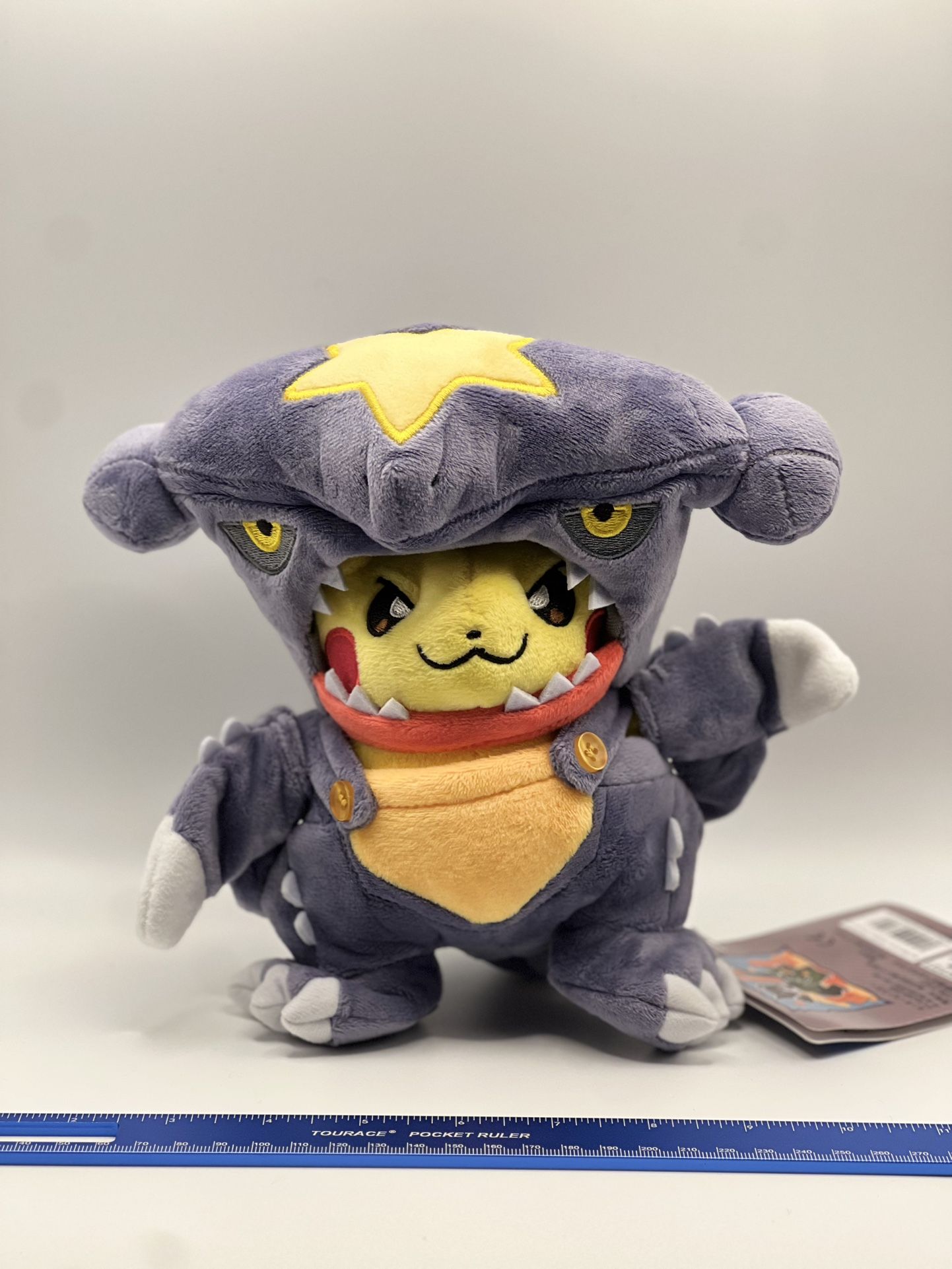 Pikachu - Garchomp Costume Pokémon Plush 10.5”