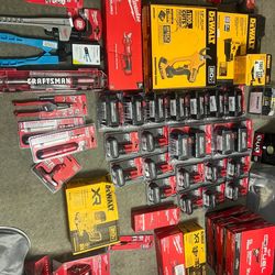 Dewalt & Milwaukee tools and batteries