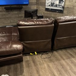 3 Piece Leather Couch