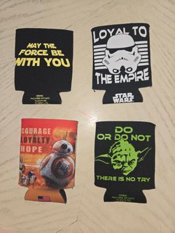 Star wars and minion Koozie $2 each ( mesa pick up)