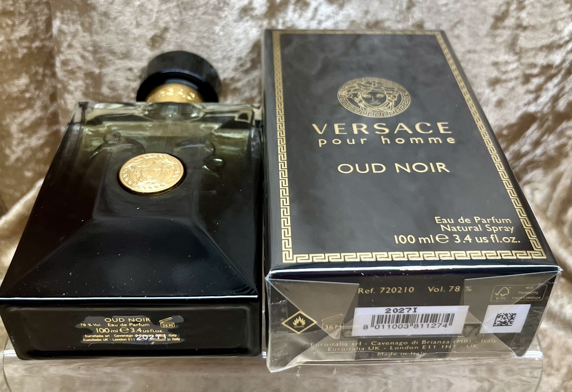 Versace Oud Noir Eau De Parfum 100ml Versace Cologne Versace
