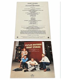 Statler Brothers Short Stories Vinyl LP