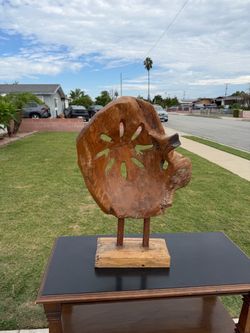 Real wood decorative art pieces