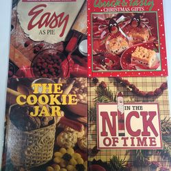 Leisure Arts Memories in the Making Series 4 Book Lot Holiday & Dessert Cookbook