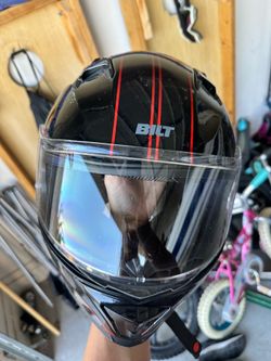 2 Full Face Motorcycle Helmets - Medium (57-58cm) DOT Certified