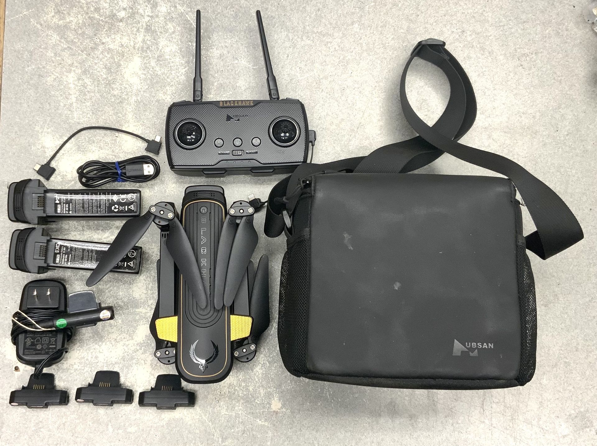 EXO Blackhawk 1 Drone 3 Battery Kit HD Pro Quadcopter Android App Smart Vlog Video Record Long Range 4k Altitude SD Micro Foldable Portable Lightweigh