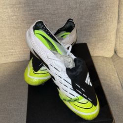 Predator Elite FT AG White/Core Black/Lucid Lemon