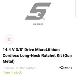 Snap-on Long Neck Ratchet