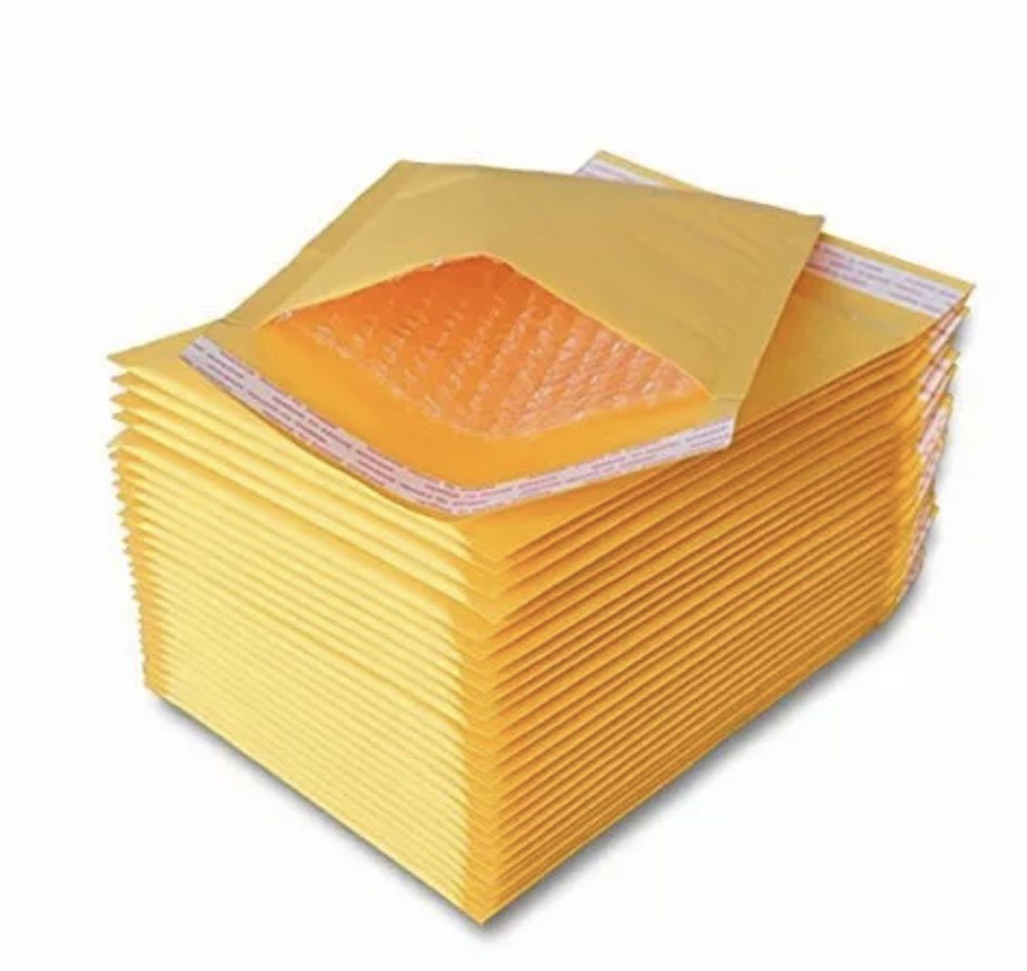 250 Bubble Mailer Envelopes Size 6x10
