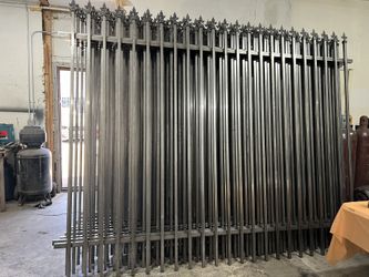 wrought iron fence