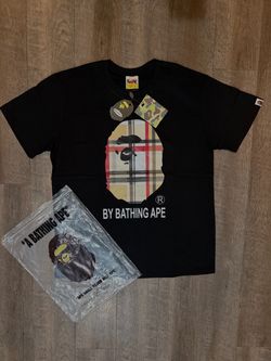 BAPE x BURBERRY Black Tee (L)