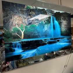 Waterfall Mirror  Trimmed Picture With Sound