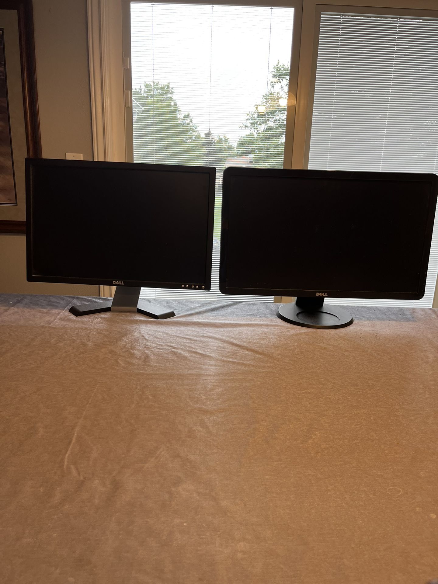 2 Dell 24” Computer Monitors