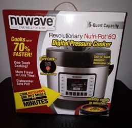 Nuwave 6qt Digital Pressure Cooker