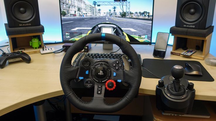 g29 wheel+ pedals and shifter