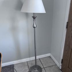 Modern Brushed Nickel Floor Lamp