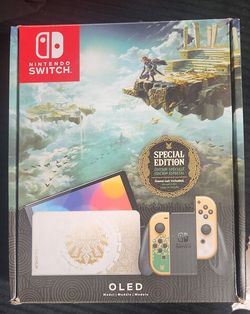 Special edition Nintendo switch oled bundle with 2 extra joycons & carrying case