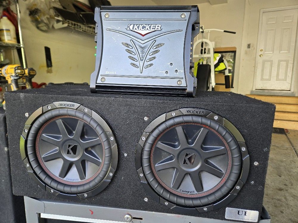 Amplificador Y Subwoofers Kicker