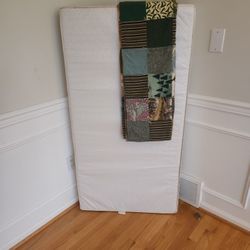 Crib Mattress With Hand Made Quilt