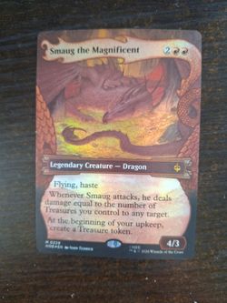 MTG    -  THE HOBBIT -  SMAUG THE MAGNIFICENT  -  FOIL