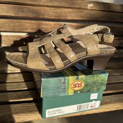 SAS Allegro Taupe Croc 