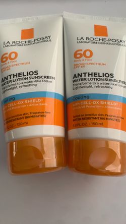 La Roche-Posay Anthelios Cooling Water Lotion Sunscreen for face and body.