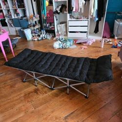 Brand new camping cot fold out sleeping bed with mattress 78x30