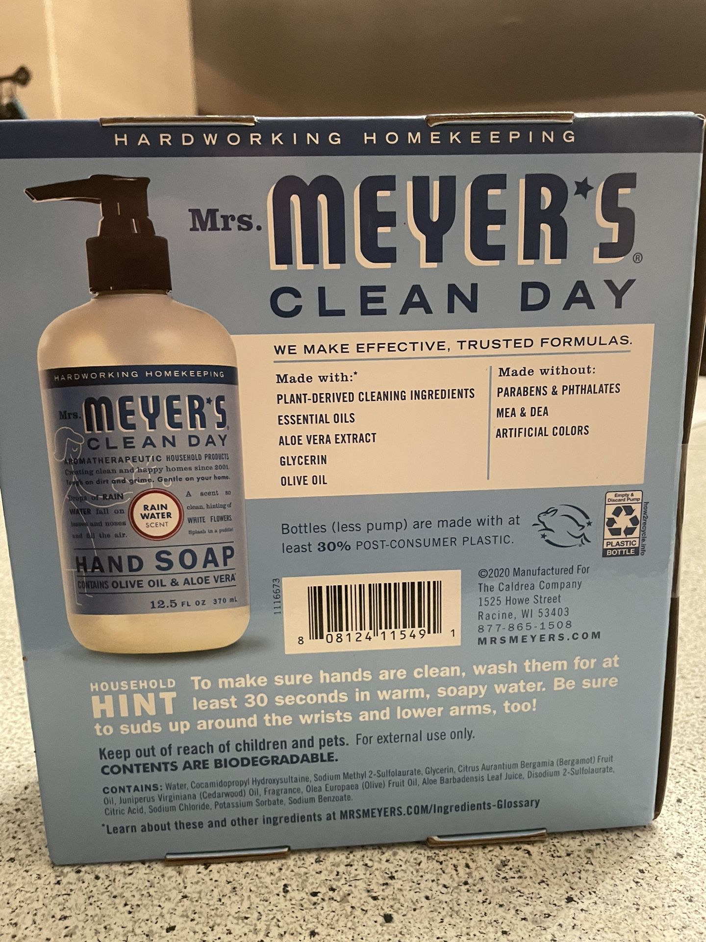 New -Mrs. Meyer’s Hand Soap 