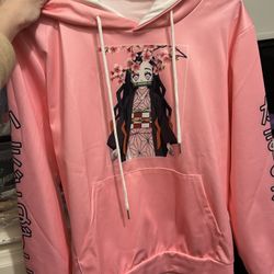 Bokerom Anime Kamado Nezuko Printed Sweatshirt Unisex Hoodie Sweatshirt Sweater Cosplay Costume Pullover Hoded