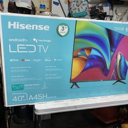 40 INCH HISENSE ANDROID LED TV A45H  