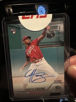 Hunter Green Rookie Auto card topps
